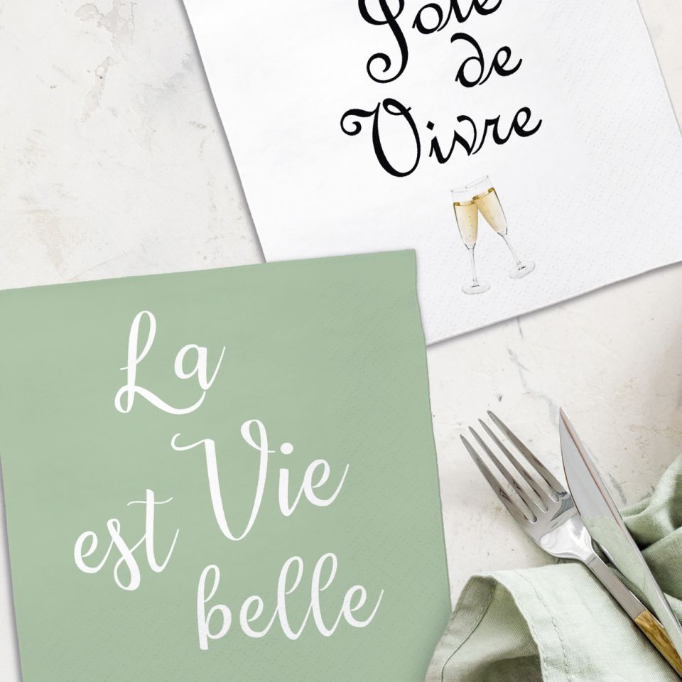 Image - Stimmungsbild Servietten Frankreich