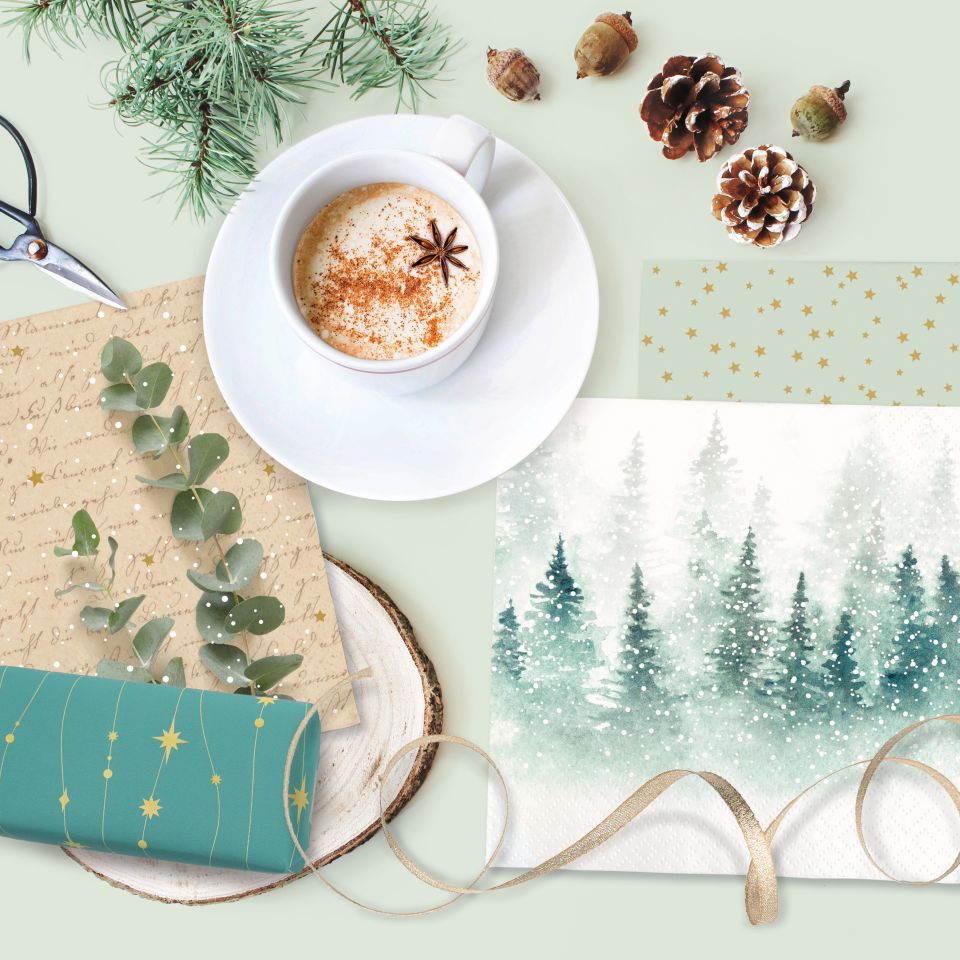 Image - Stimmungsbild Servietten Mint